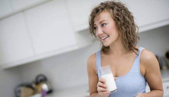 Dívka na kefírové dietě